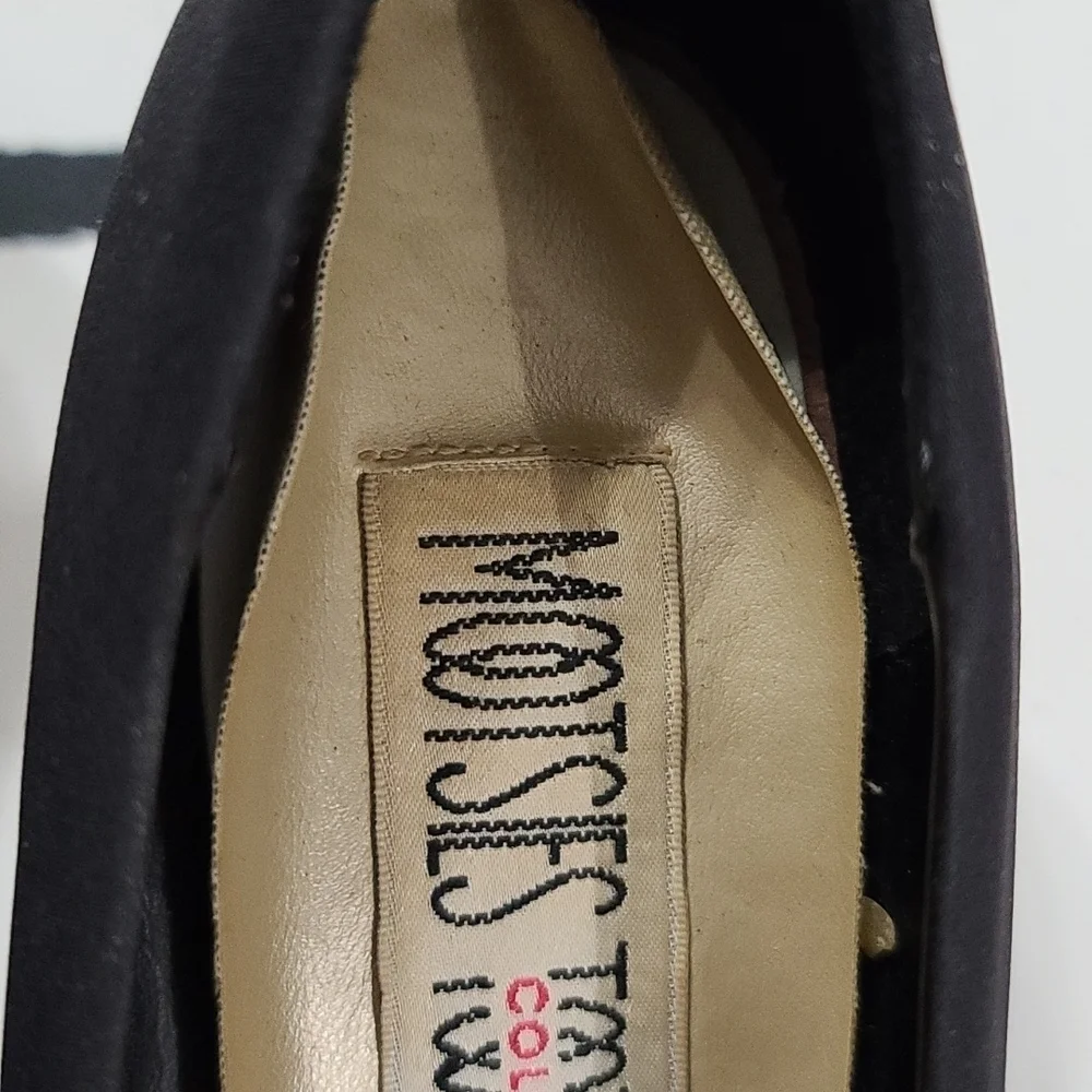 Mootsies Tootsies Heeled‎ Pumps Black Slip-ons Comfort Size 8.5 GUC READ